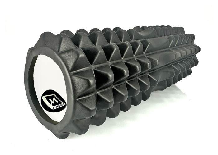 Масажний ролик EasyFit Grid Roller 33 см v.1.2 Фіолетовий, укр, укр