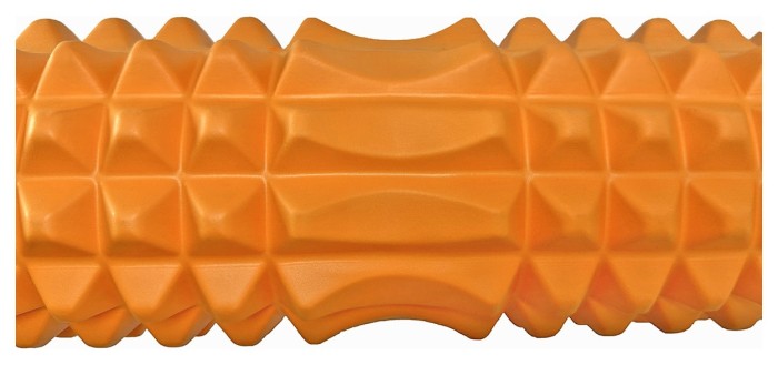 Масажний ролик EasyFit Grid Roller 33 см v.1.2 Фіолетовий, укр, укр