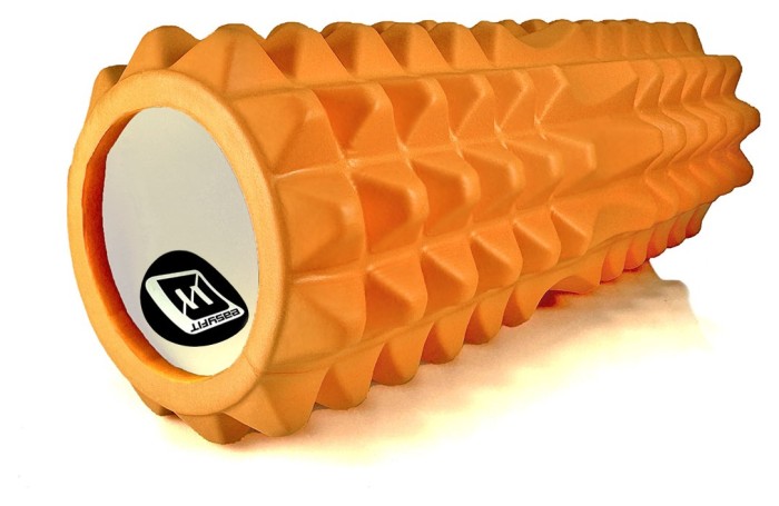 Масажний ролик EasyFit Grid Roller 33 см v.1.2 Фіолетовий, укр, укр