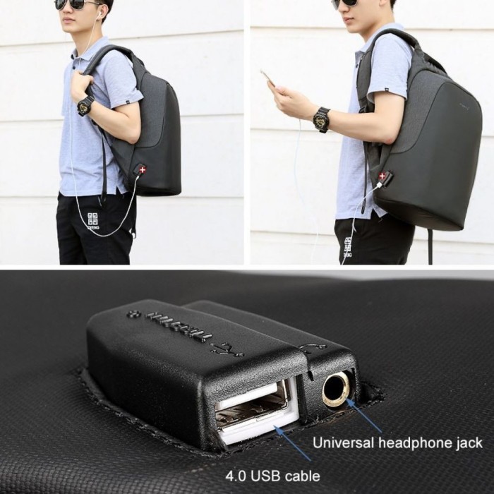 Рюкзак Tigernu T-B3615B 15.6" Black
