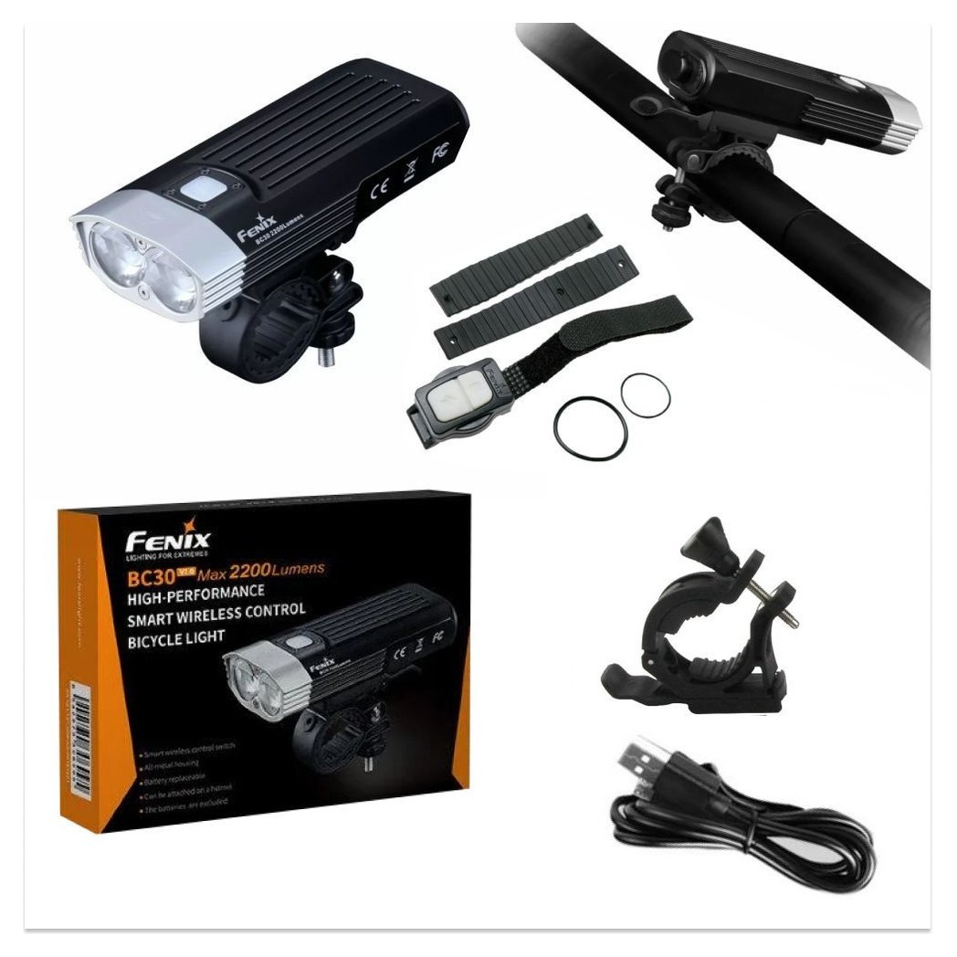 Велофара Fenix BC30 V2.0, укр, укр