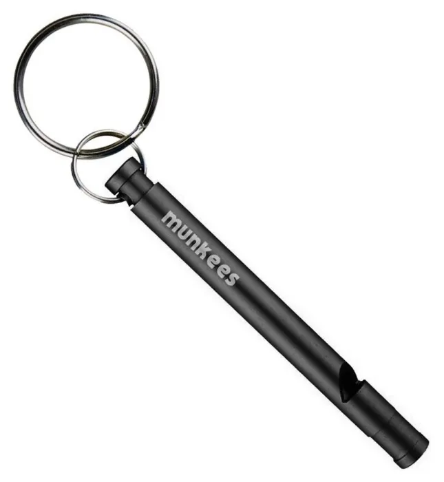 Munkees 3386 брелок-свисток Slim Whistle black