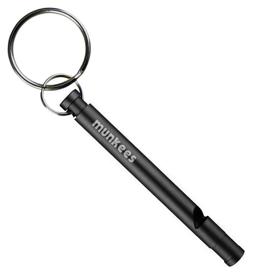 Munkees 3386 брелок-свисток Slim Whistle black (3386-BK)