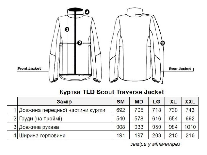 Мото куртка TLD Scout Traverse Jacket [Black] XL