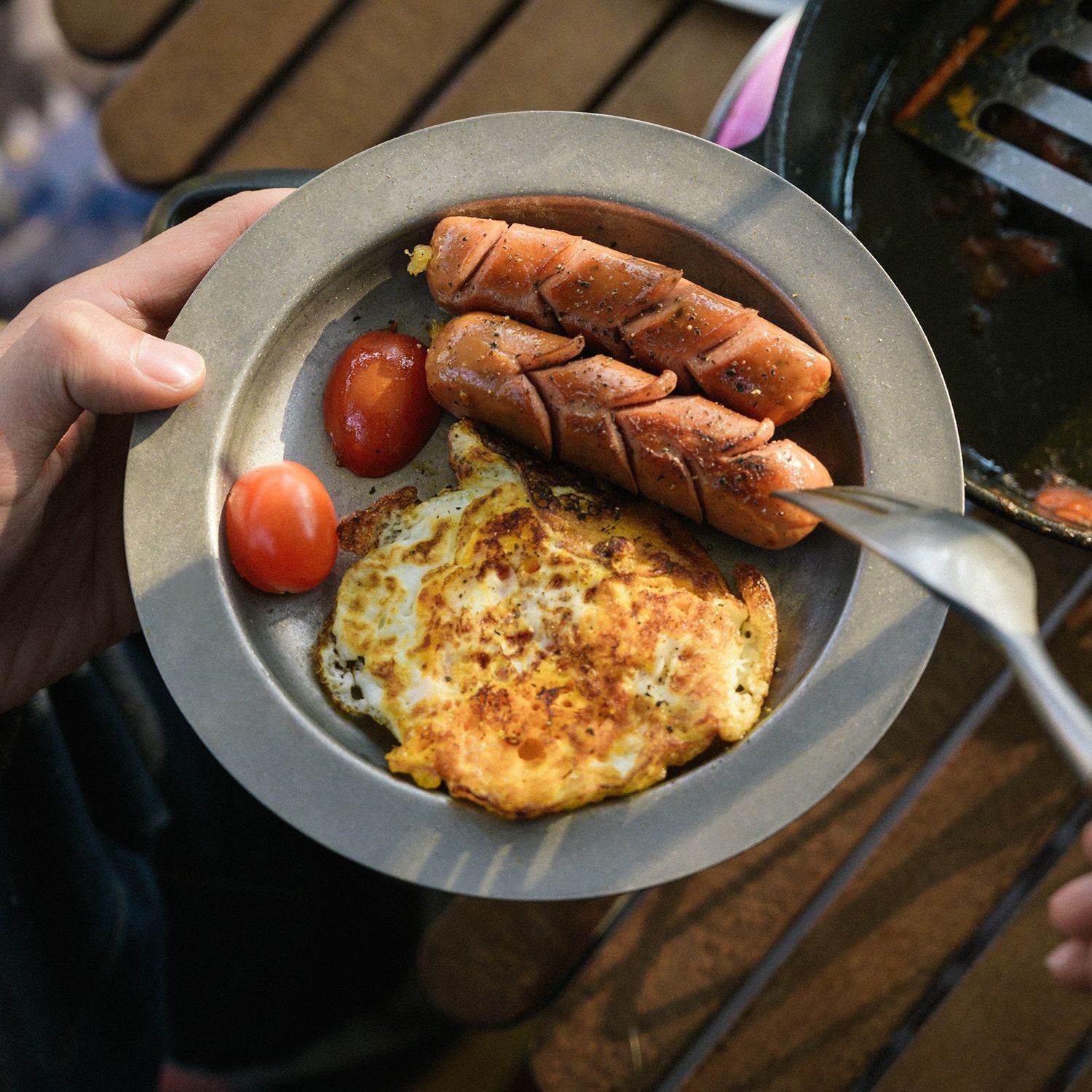 Тарілка глибока Naturehike NH21SJ001, нержавіюча сталь, укр, укр