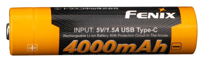 Акумулятор 18650 Fenix ARB-L18-4000U Type-C