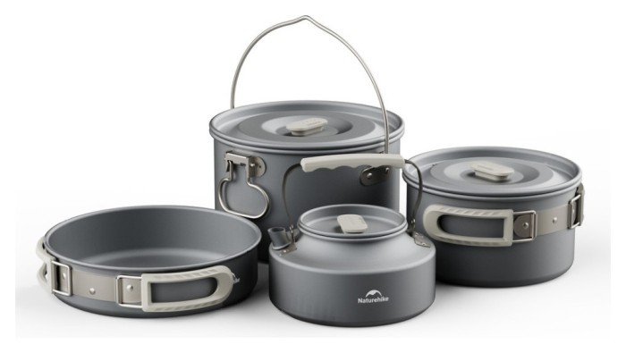 Кастрюля Naturehike CNK2450CF010, 1.7 л, алюминий