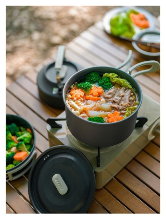 Кастрюля Naturehike CNK2450CF010, 1.7 л, алюминий