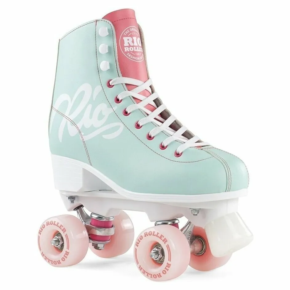 Ролики Rio Roller Script teal-coral (39.5)