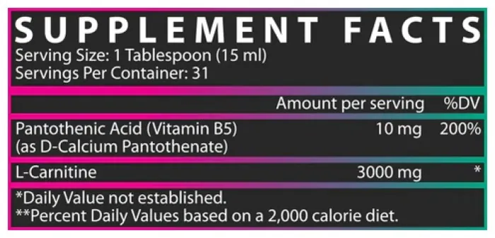 Liquid L-Carnitine 3000 - 465 ml Strawberry Watermelon
