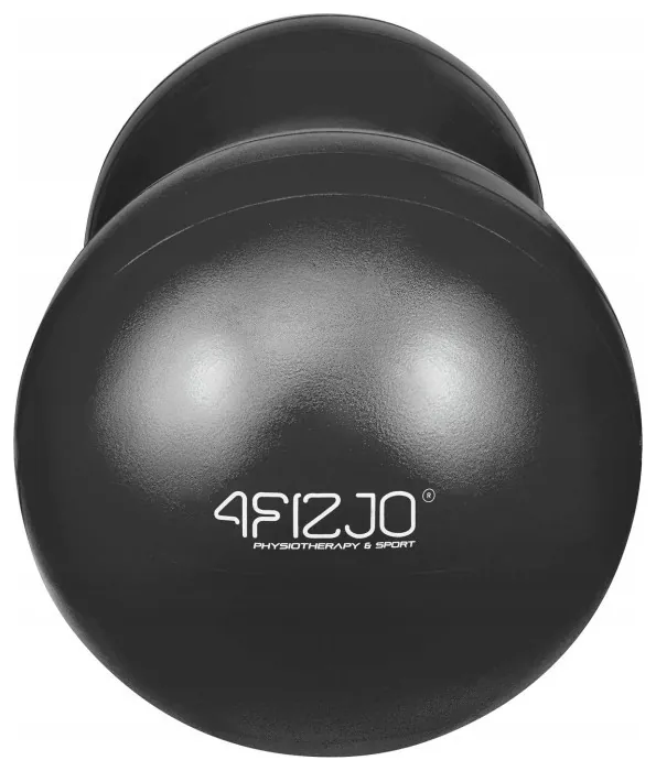 М'яч для фітнесу (арахіс) 4FIZJO Air Ball Peanut 45 x 90 см Anti-Burst Black (P-5907739312938)