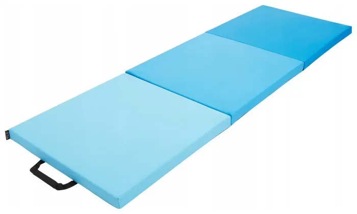 Мат гімнастичний складний 4FIZJO 180 x 60 x 5 см Blue/Sky Blue (P-5907739319685)