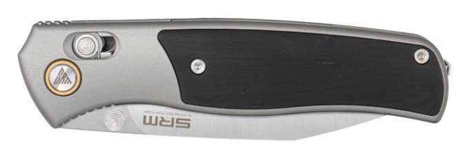 Нож складной SRM Medal 259L-AK, черно-серый