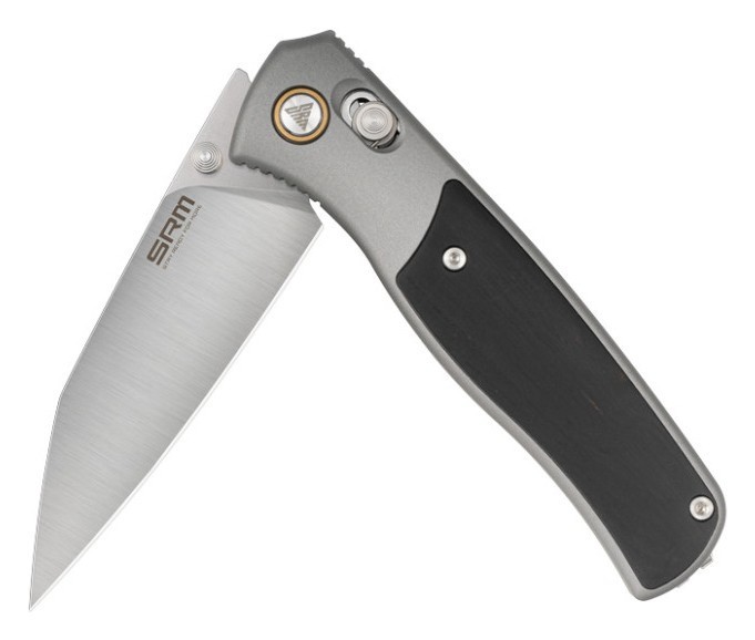 Нож складной SRM Medal 259L-AK, черно-серый
