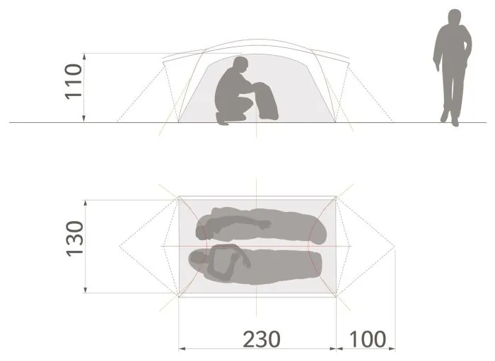 Намет VAUDE Mark L 2P 2021