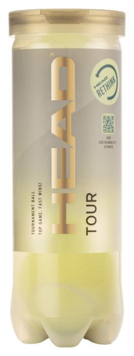 М'ячі для тенісу HEAD ( 570823 ) 3B HEAD TOUR XT - 6DZ 2023