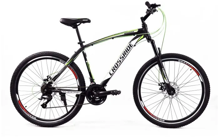 ВЕЛОСИПЕД CROSSRIDE 27,5 MTB ST "MADMAN", Чорно-зелений