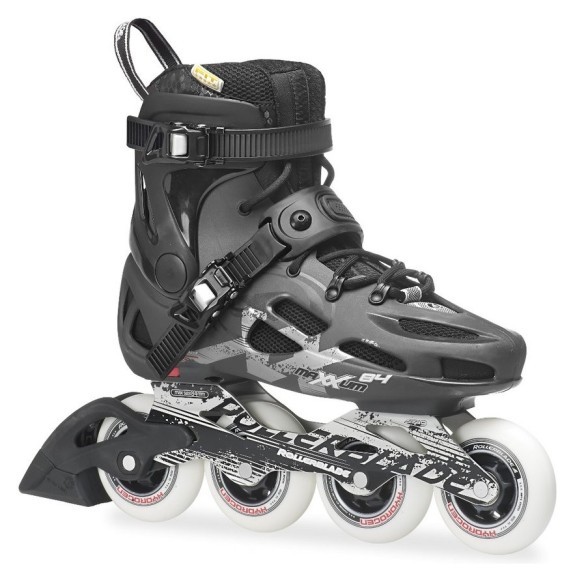 Роликові коньки для дорослих Rollerblade MAXXUM 84 40.5 (8US) 260мм Black/anthracite (07367800 T80), укр