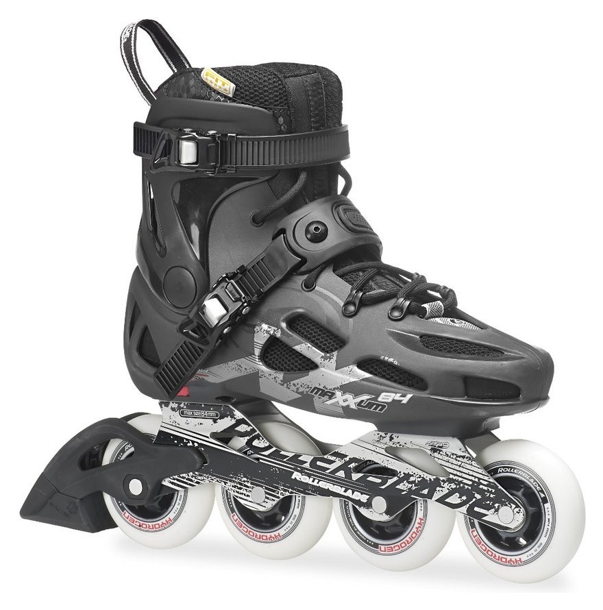 Роликові коньки для дорослих Rollerblade MAXXUM 84 40.5 (8US) 260мм Black/anthracite (07367800 T80), укр, укр