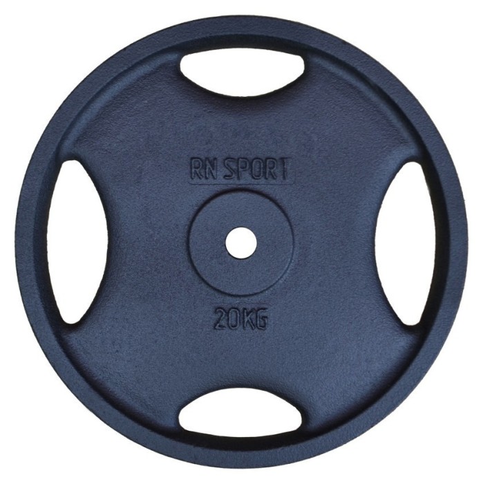 Блин (диск) RN-Sport 20 кг под гриф Ø25мм для штанги с Quatro хватом