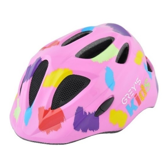Шлем велосипедный GREY&#39;S, розовый глянцевый