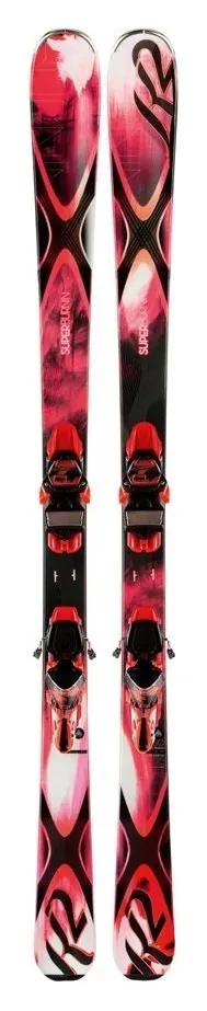 Лижі гірські комплект K2 Superburnin+MOD 11.0 TC ERC 146см Red/black (1030101.150.1+1031008.150.1) (153 см red/black)