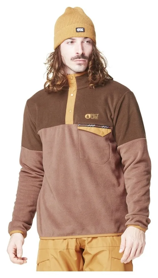 Picture Organic реглан флісовий Arcca cocoa brown-chicory coffee XXL (XXL)