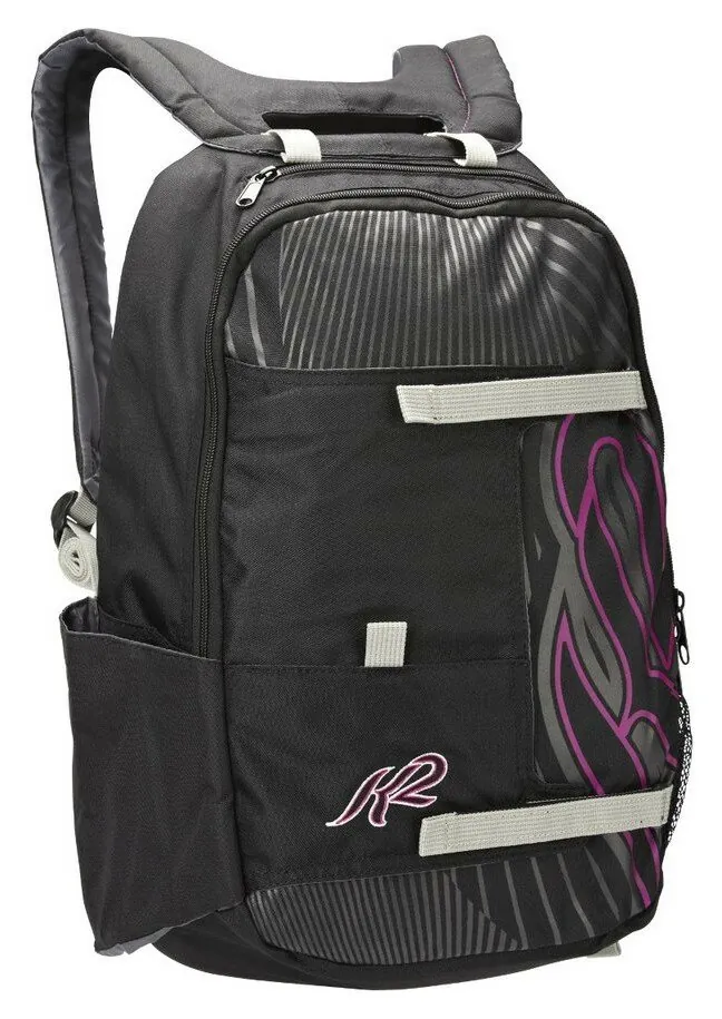 Рюкзак для роликових коньків K2 Alliance Pack 20 L Black/grey/purple (3041400) (20 L)