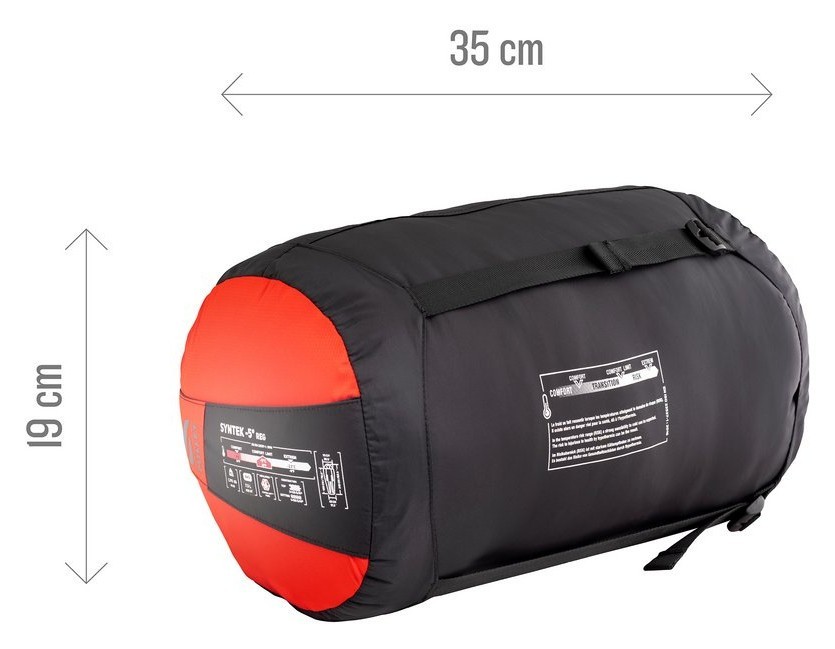 Мешок спальный Millet SYNTEK-5 REG 210 см Dark orion/fire (MIC1115)
