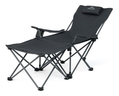 Крісло складане Naturehike CNK2350JJ011, алюміній, чорний