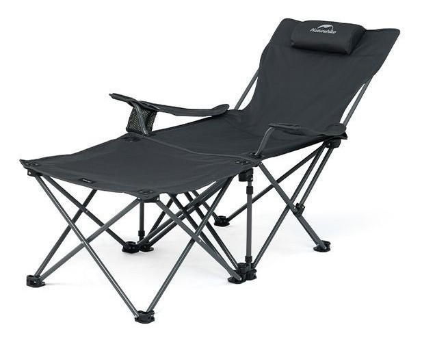 Крісло складане Naturehike CNK2350JJ011, алюміній, чорний