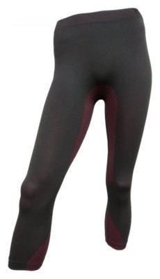 Термобелье для взрослых: штаны женские K2 ALL TERRAIN WOMEN 3/4 PANTS XS, S Black/rosebud (70059)