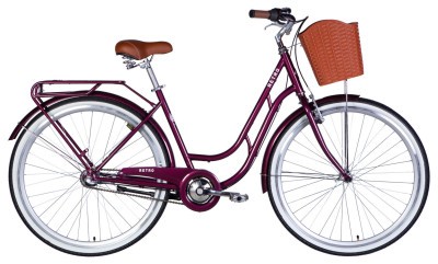 Велосипед уцінений ST 28" Dorozhnik RETRO PH рама-19" малиновий 2026