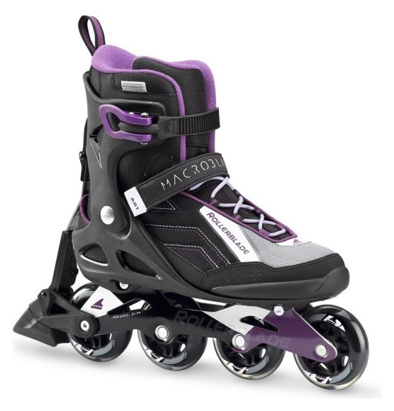 Роликові коньки для дорослих Rollerblade MACROBLADE 80 ABT W 38 (7US) 240мм Black/purple (07734900 N41), укр