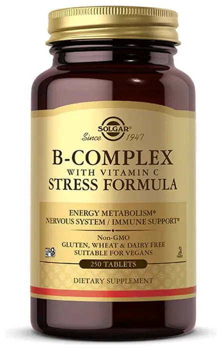 B-Complex with Vitamin C Stress Formula - 250 tabs