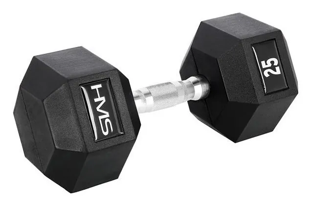Гантель шестигранна HMS HEX PRO, 25 кг