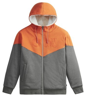 Толстовка Picture Organic Basement Plush Hoody red clay-dark grey