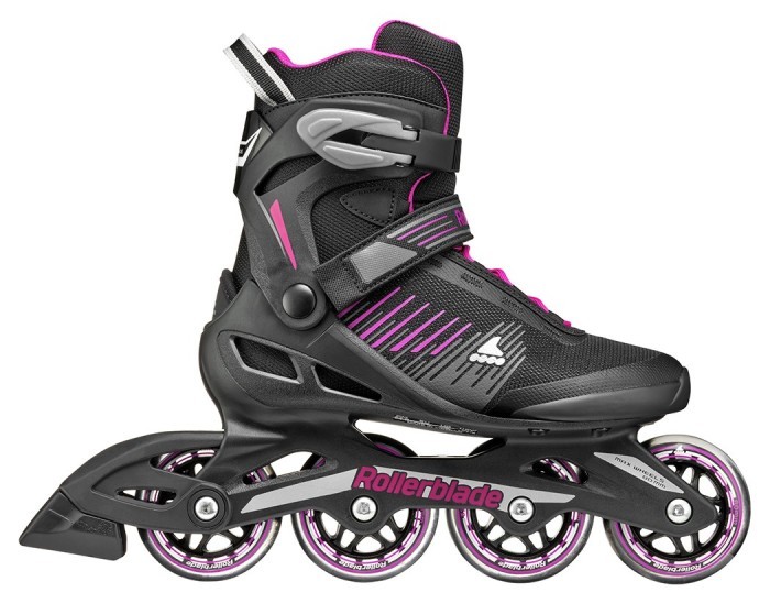 Rollerblade ролики Zetrablade W black-cyclamen pink 250, укр, укр