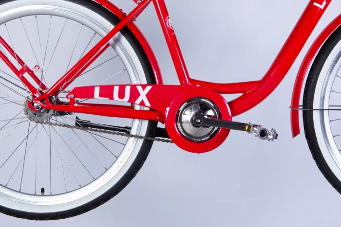 Велосипед уцінений ST 26" Dorozhnik LUX Velosteel рама-17" червоний 2026, укр, укр