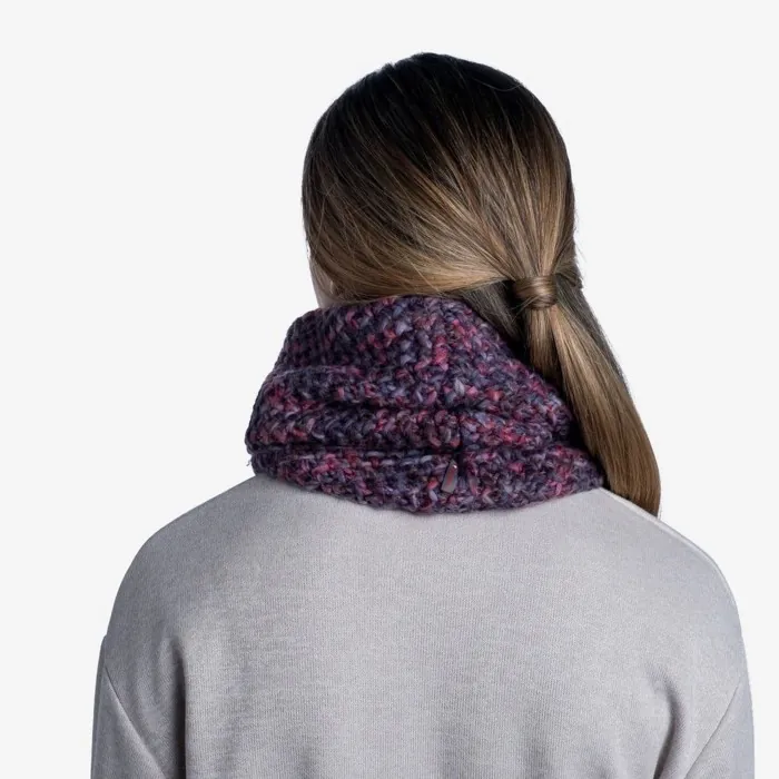 Шарф-труба Buff Knitted & Fleece Neckwarmer Margo, Purple