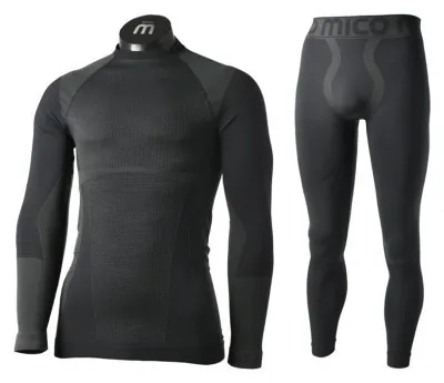 Комплект MICO термофутболка (IN01850) MAN L/SLVS R/NECK SHIRT WARM CONTROL + термоштаны (CM0183) MAN LONG TIGHT PANTS WARM CONTROL 2022