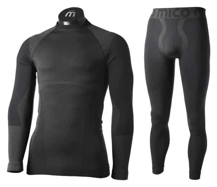 Комплект MICO термофутболка (IN01850) MAN L/SLVS R/NECK SHIRT WARM CONTROL + термоштаны (CM0183) MAN LONG TIGHT PANTS WARM CONTROL 2022