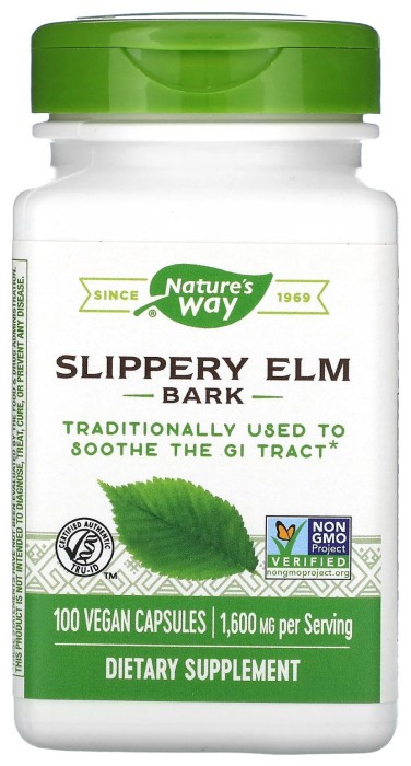 Slippery Elm Bark - 100 vcaps