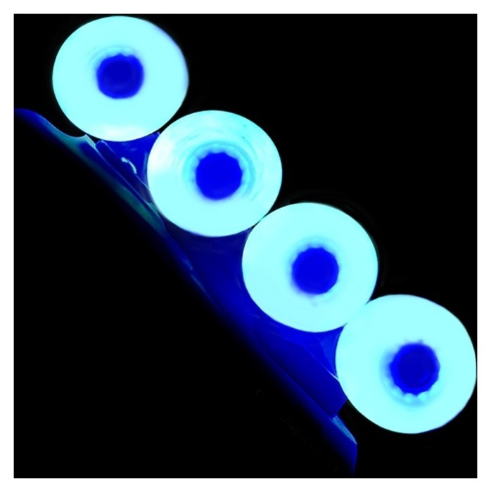 Колесо для роликов, светящиеся Flying Eagle Lazerwheelz Blue 76 мм