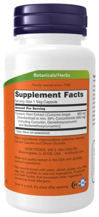Turmeric Curcumin - 60 vcaps