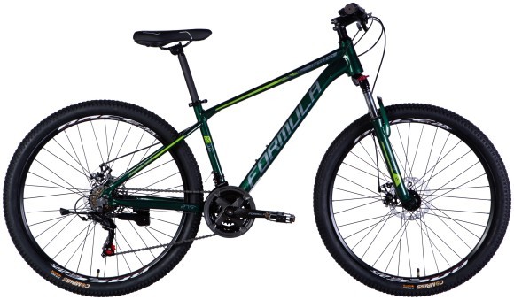 Велосипед AL 27.5" Formula MOTION DD FR рама-16" зелено-серый 2025