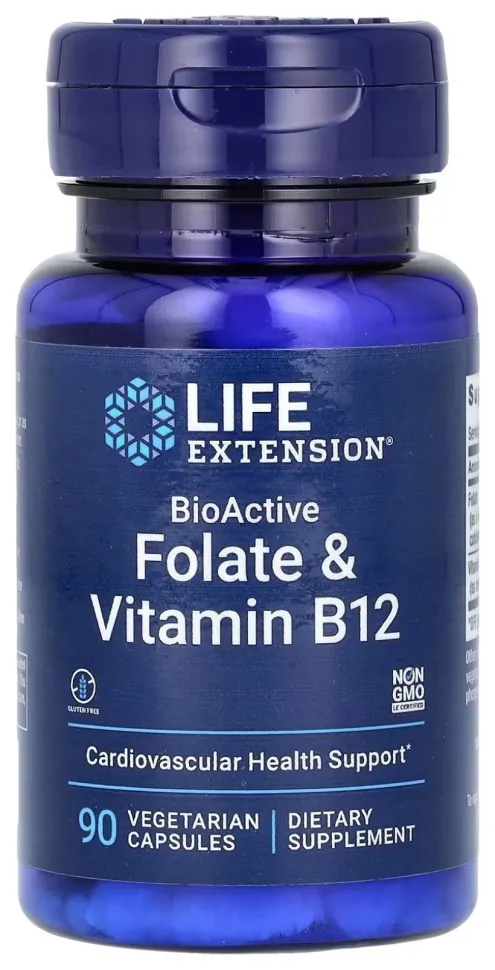 BioActive Folate & Vitamin B12 - 90 vcaps