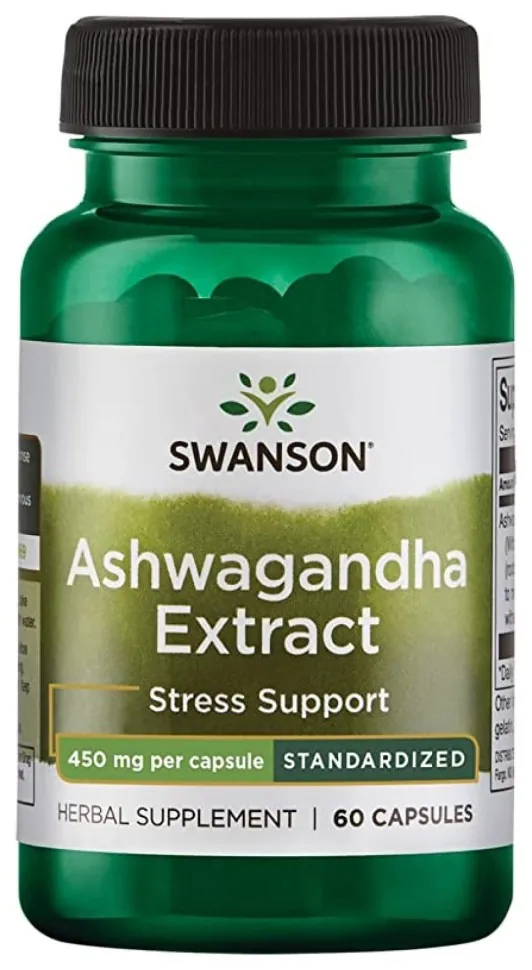 Ashwagandha Extract Standardized 450mg - 60 caps