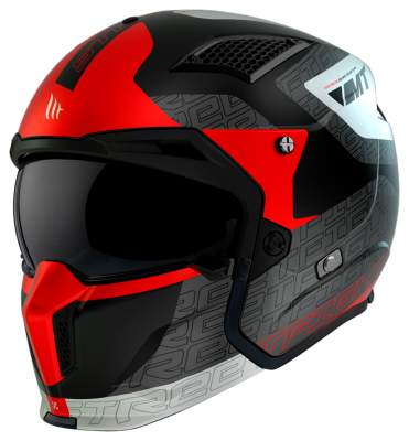 Мотошолом MT STREETFIGHTER SV S Totem B15 Matt Red ECE2206