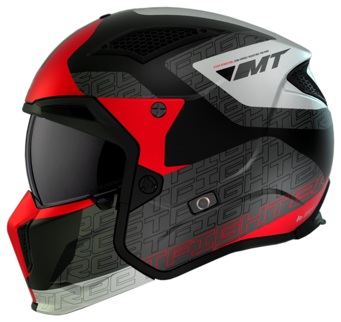 Мотошолом MT STREETFIGHTER SV S Totem B15 Matt Red ECE2206